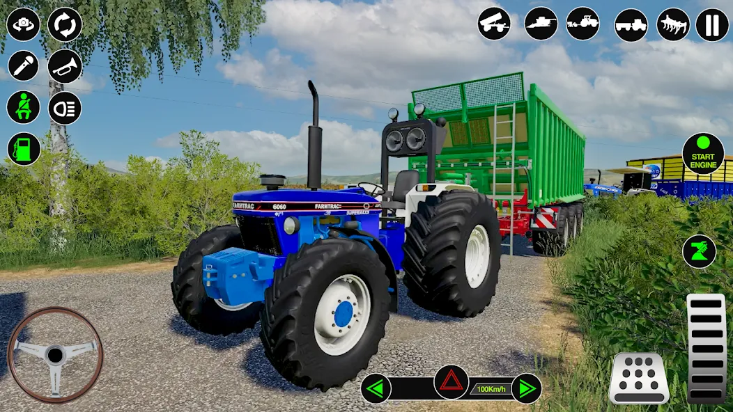 Farming Tractor Simulator Game  [МОД Все открыто] Screenshot 3