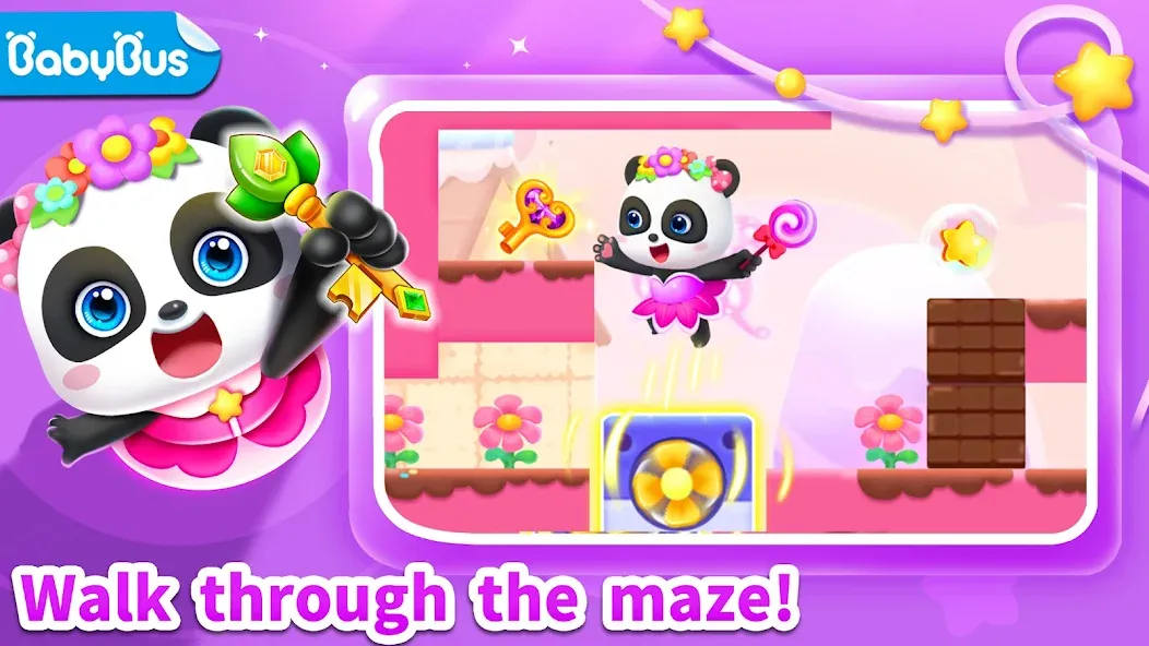 Little Panda’s Jewel Adventure  [МОД Бесконечные деньги] Screenshot 1