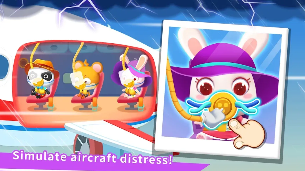 Baby Panda's Airport  [МОД Бесконечные деньги] Screenshot 4