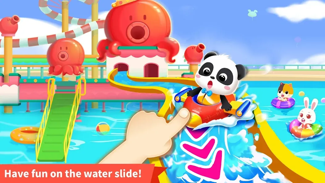 Baby Panda's Fun Park  [МОД Бесконечные монеты] Screenshot 2