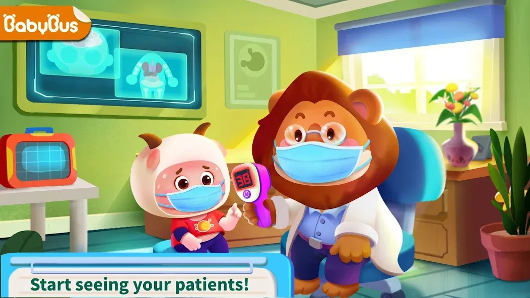 Baby Panda's Hospital Care  [МОД Unlimited Money] Screenshot 1