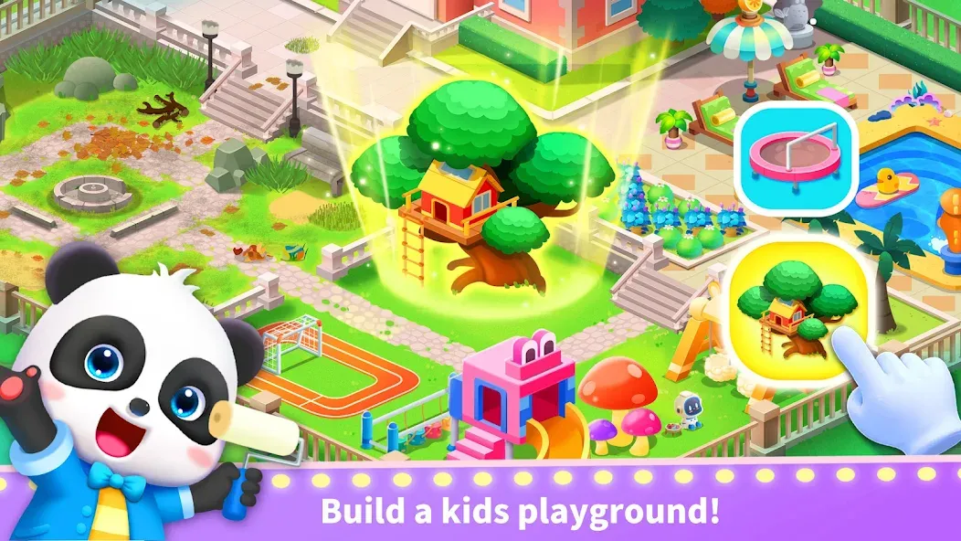 Baby Panda's Town: Life  [МОД Много денег] Screenshot 2