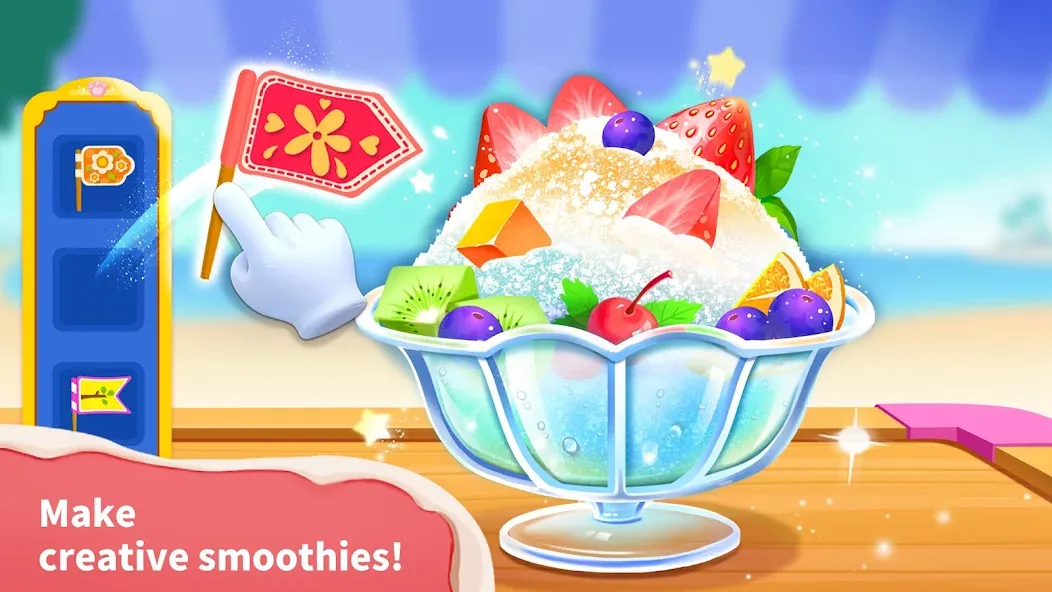 Baby Panda’s Ice Cream Shop  [МОД Много монет] Screenshot 4