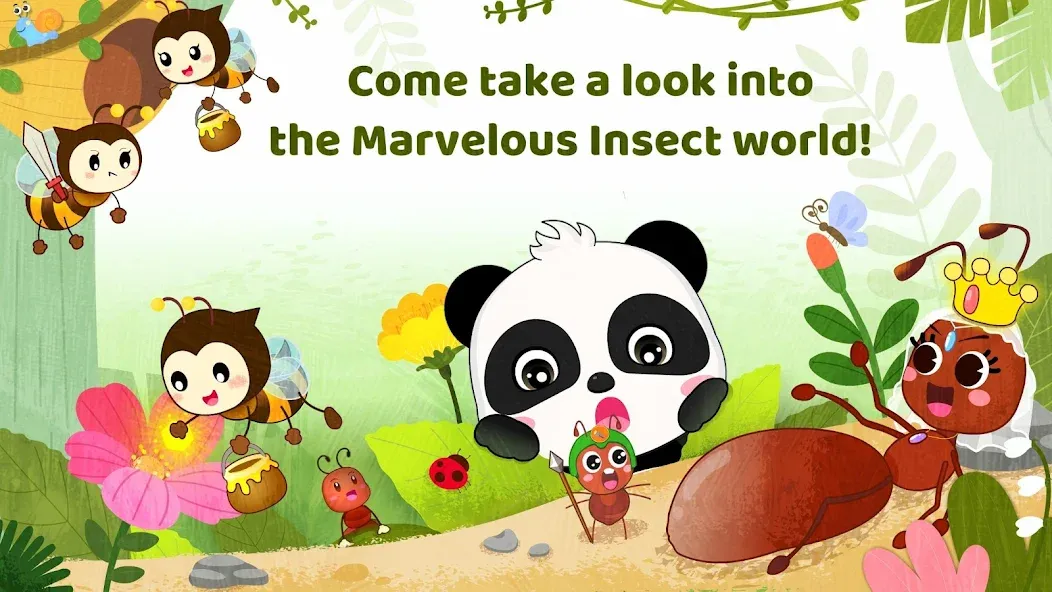 Little Panda's Insect World  [МОД Бесконечные монеты] Screenshot 5