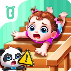 Скачать взломанную Baby Panda Home Safety  [МОД Все открыто] - стабильная версия apk на Андроид