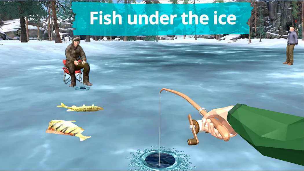 Fishing in the Winter. Lakes.  [МОД Все открыто] Screenshot 1