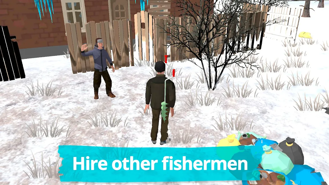 Fishing in the Winter. Lakes.  [МОД Все открыто] Screenshot 3