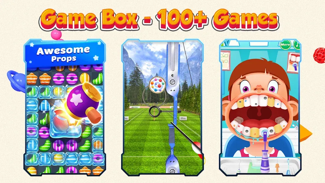 Game Box - 100+ Games (Гейм Бокс)  [МОД Menu] Screenshot 2