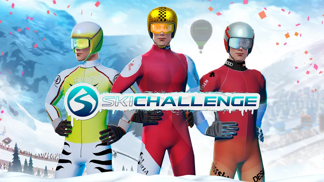 Ski Challenge (Ски Челлендж)  [МОД Unlimited Money] Screenshot 1