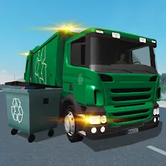 Взлом Trash Truck Simulator (Трэш Трак Симулятор)  [МОД Бесконечные монеты] - стабильная версия apk на Андроид