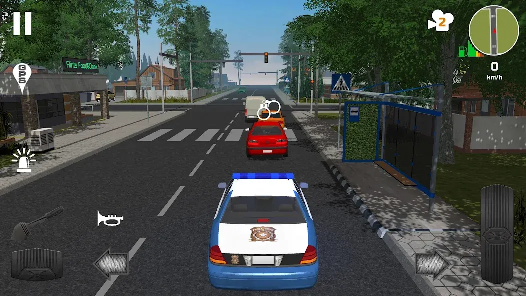 Police Patrol Simulator (Полицейский патрульный симулятор)  [МОД Menu] Screenshot 2