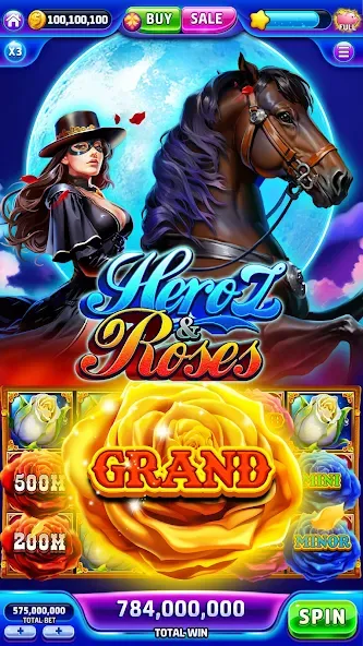 Jackpotland-Vegas Casino Slots (Джекпотлэнд)  [МОД Много денег] Screenshot 1