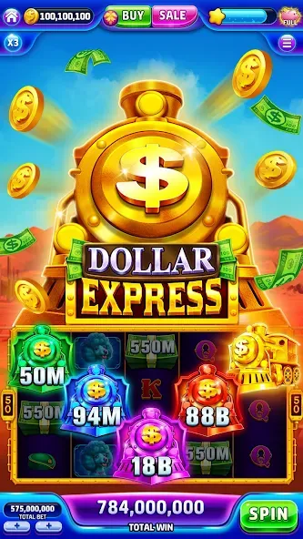 Jackpotland-Vegas Casino Slots (Джекпотлэнд)  [МОД Много денег] Screenshot 4