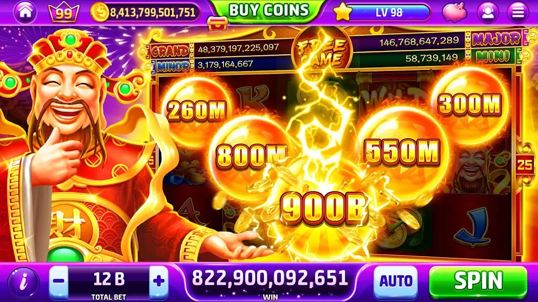 Golden Casino - Slots Games (Голден Казино)  [МОД Mega Pack] Screenshot 1