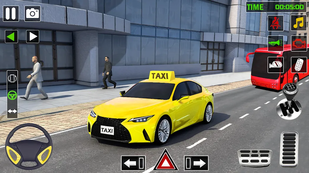 City Taxi Games-Taxi Car Games (Сити Такси Игры)  [МОД Много монет] Screenshot 3