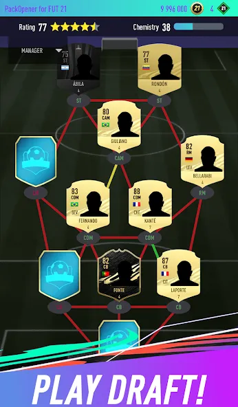 Pack Opener for FUT 21 (Пакопенер для  21)  [МОД Unlocked] Screenshot 3