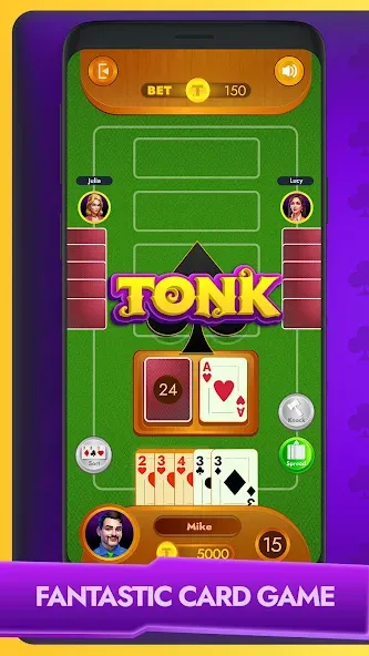 Tonk - Classic Card Game (Тонк)  [МОД Unlocked] Screenshot 1