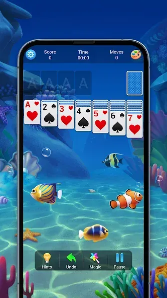 Solitaire, Klondike Card Games  [МОД Menu] Screenshot 1