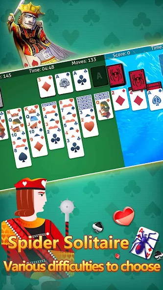 klondike solitaire :card shark  [МОД Бесконечные деньги] Screenshot 1