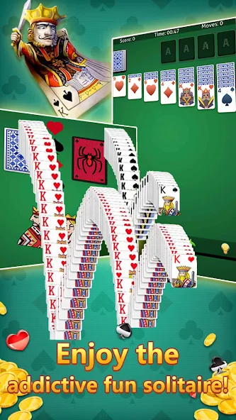 klondike solitaire :card shark  [МОД Бесконечные деньги] Screenshot 3