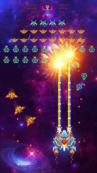 Space Shooter: Galaxy Attack (Спейс шутер)  [МОД Mega Pack] Screenshot 5