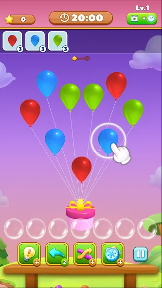 Match Triple Balloon (Матч Тройной Шарик)  [МОД Unlocked] Screenshot 4