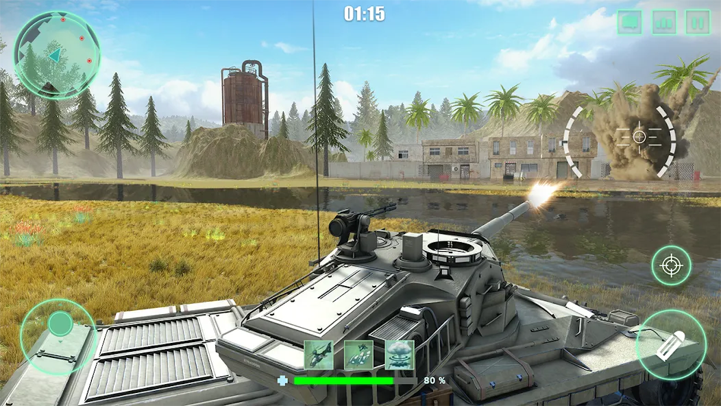 World Tanks War: Offline Games (Танковые военные машины Блиц)  [МОД Много монет] Screenshot 5