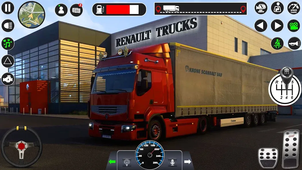 Euro Cargo Truck Simulator 3D  [МОД Mega Pack] Screenshot 3