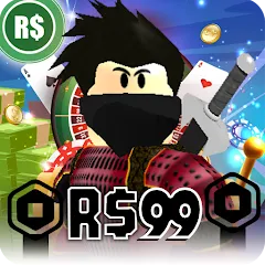 Скачать взлом Robux For Robux , Casino Robux  [МОД Mega Pack] - полная версия apk на Андроид