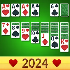 Взломанная Solitaire Classic - 2024 (Солитер Классик)  [МОД Menu] - полная версия apk на Андроид