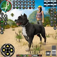 Скачать взломанную Dog Simulator Dog Game (Армейский симулятор собаки)  [МОД Все открыто] - стабильная версия apk на Андроид