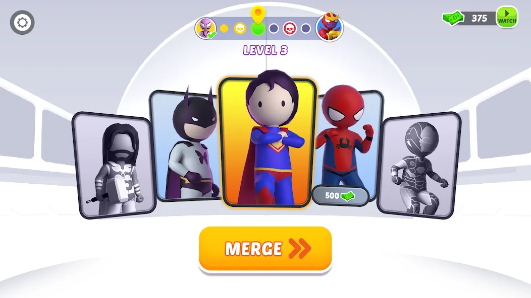 Stick Hero: Comic Superhero (Стик Хиро)  [МОД Много монет] Screenshot 5