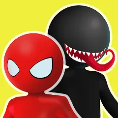 Скачать взломанную Stick Hero: Comic Superhero (Стик Хиро)  [МОД Много монет] - полная версия apk на Андроид