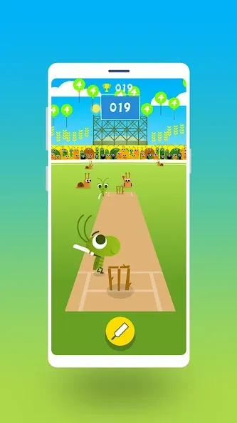 Cric Game - Doodle Cricket (Крик Гейм)  [МОД Меню] Screenshot 1