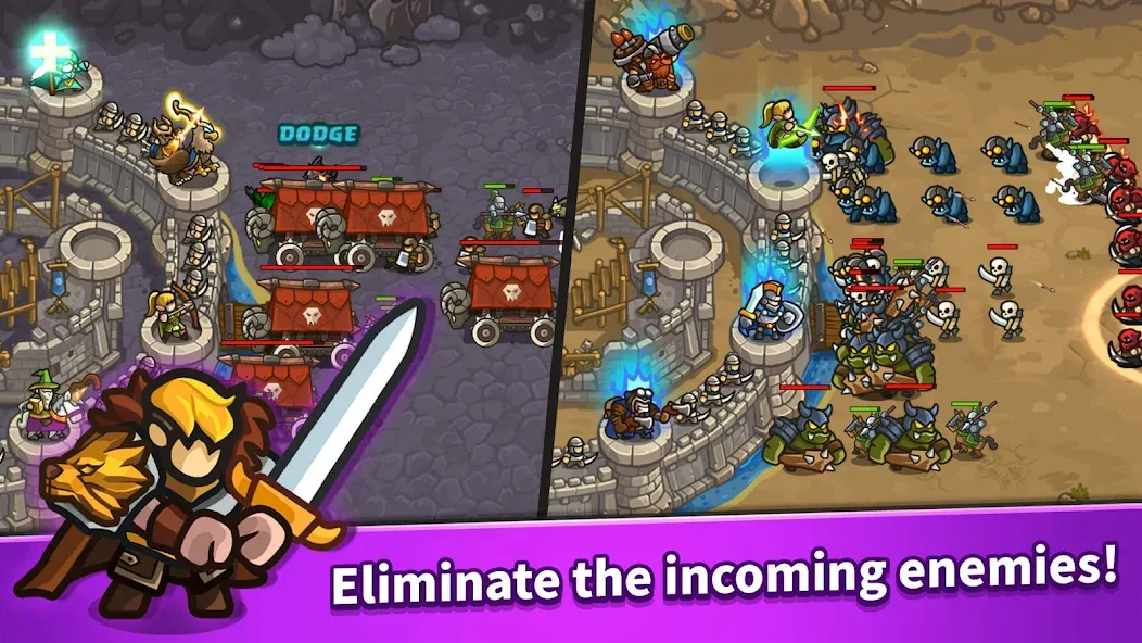 Idle Kingdom Defense (Айдл Кингдом Дефенс)  [МОД Много монет] Screenshot 1