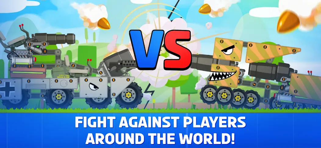 Super Tank Rumble  [МОД Бесконечные деньги] Screenshot 2