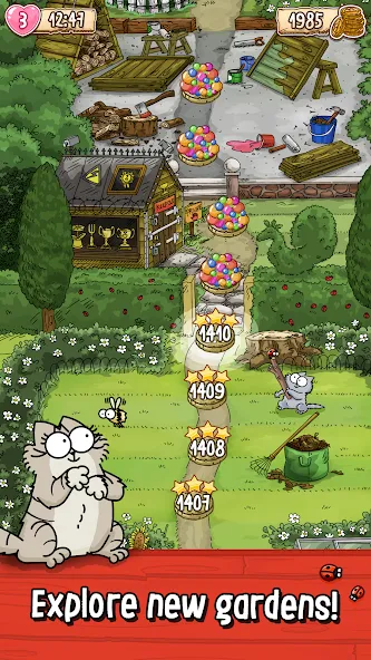 Simon's Cat - Pop Time  [МОД Много монет] Screenshot 2