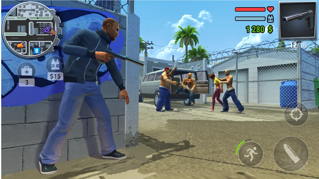 Gangs Town Story (Гэнгз Таун Стори)  [МОД Unlimited Money] Screenshot 4