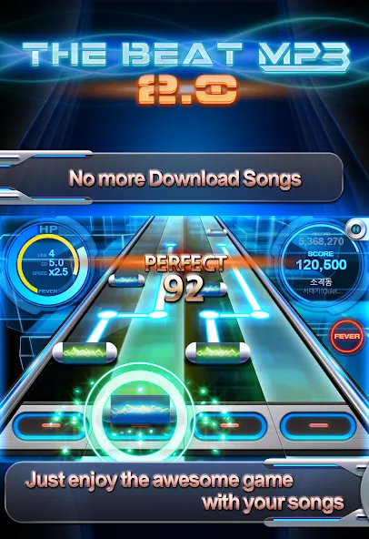 BEAT MP3 2.0 - Rhythm Game  [МОД Много денег] Screenshot 1