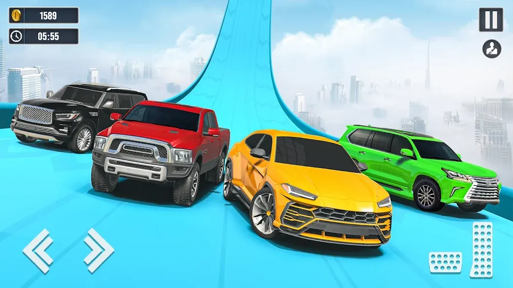 Car Stunt Games : Car Games 3D (Кар Стант Геймс)  [МОД Mega Pack] Screenshot 2