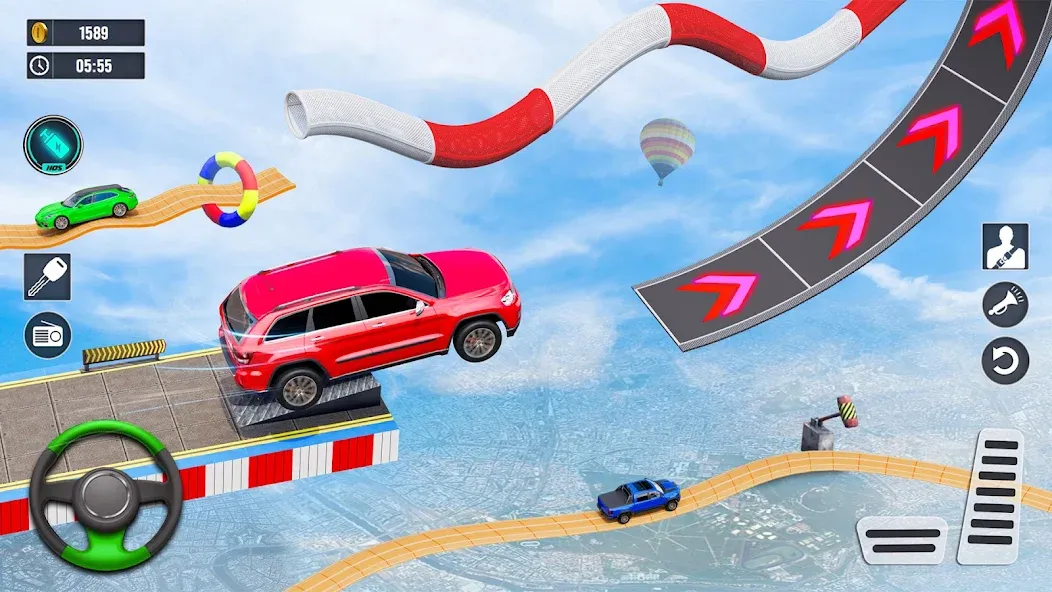 Car Stunt Games : Car Games 3D (Кар Стант Геймс)  [МОД Mega Pack] Screenshot 4