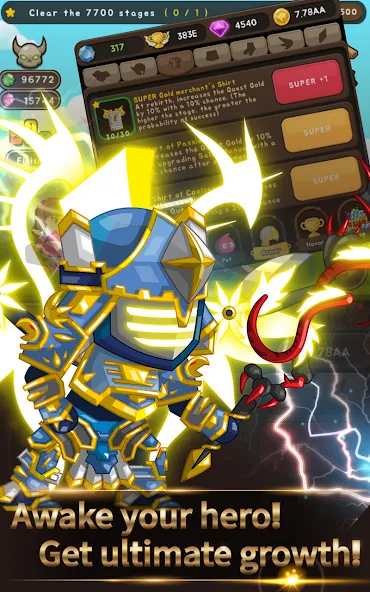 +9 God Blessing Cash Knight  [МОД Меню] Screenshot 5