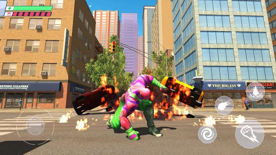 Super City Heroes:Super Battle (упер Герои Города)  [МОД Бесконечные деньги] Screenshot 3