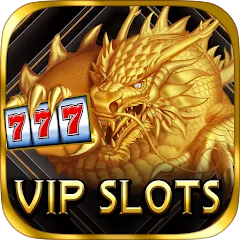 Взломанная VIP Deluxe Slots Games Offline  [МОД Unlimited Money] - полная версия apk на Андроид