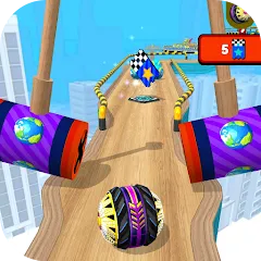 Взломанная Rolling Balls 3D (Гоинг Боллс 3Д)  [МОД Menu] - полная версия apk на Андроид