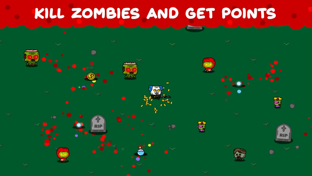 Zombie Loop - Shooter survival (Зомби Луп)  [МОД Бесконечные монеты] Screenshot 1