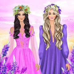 Скачать взлом Fashion Triple Match: Dress Up (Фэшн Мердж)  [МОД Все открыто] - последняя версия apk на Андроид