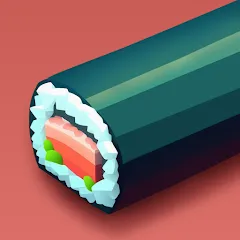 Взлом Sushi Roll 3D - Cooking ASMR (Суши Ролл 3D)  [МОД Много денег] - стабильная версия apk на Андроид