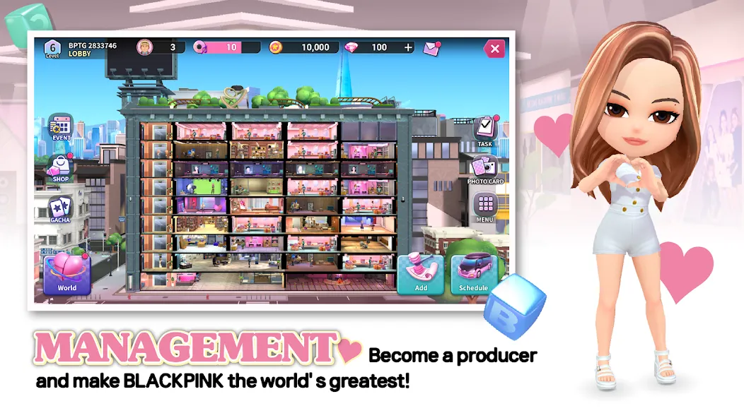 BLACKPINK THE GAME (БЛЭКПИНК ЗЕ ГЕЙМ)  [МОД Unlimited Money] Screenshot 3