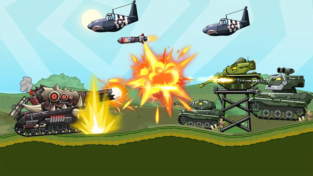 Tank Arena Steel Battle (Танковая Арена Стальное Сражение)  [МОД Много денег] Screenshot 4